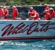 Wild Oats XI's crew before the start of the Rolex Sydney to Hobart yacht race.