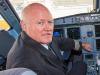 Father David Lang and daughter Sarah Lang will pilot their first Jetstar flight together today as they fly to the Gold Coast. Picture: Mark Stewart