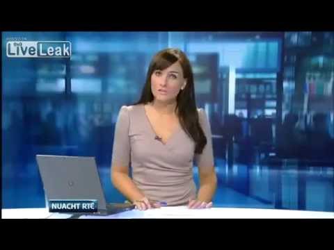 Newscaster Speaking Irish