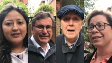 Four British voters.