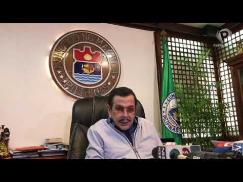 Manila mayor Joseph "Erap" Estrada says he supports martial law in Mindanao