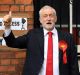 Labour Party leader Jeremy Corbyn casts his vote at a polling station at Pakeman Primary School, London, on June 8.