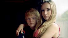 Daisyanna, 16, with her boyfriend Cam in her caravan in Ballarat. Their volatile relationship lasted a little over 12 ...