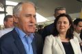 Moreton Bay Mayor Allan Sutherland, Prime Minister Malcolm Turnbull and Premier Annastacia Palaszczuk open the Moreton ...