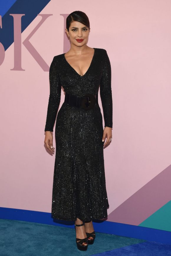 Priyanka Chopra in a elegant Michael Kors gown.