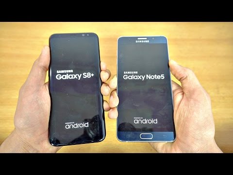 Samsung Galaxy S8 Plus vs Galaxy Note 5 - Speed Test! (4K)