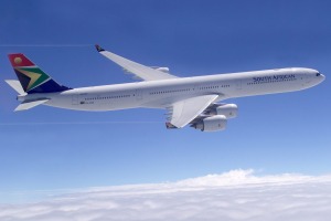 An Airbus A340-600, which like the Airbus A340-300, flies the Johannesburg-Perth route.