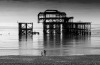 West Pier in Brighton, England was originally opened in 1866 but was shut in 1975 after being deemed unsafe.