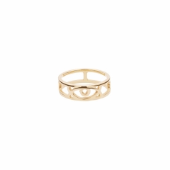 Adinkra Love Eye Ring