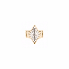 Reflection Diamond Shaped Ring