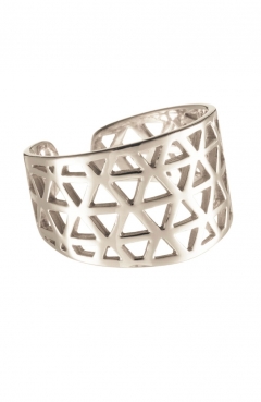 TRIANGLE FILIGREE RING