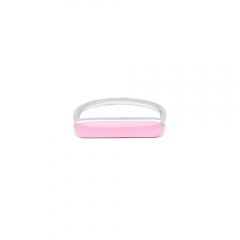 Stacker Ring - Milkshake and Sterling Silver