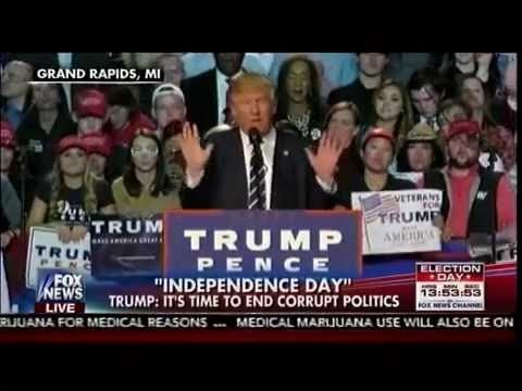 TODAY IS THE DAY: Trump Makes Last Push in Michigan - November 8, 2016