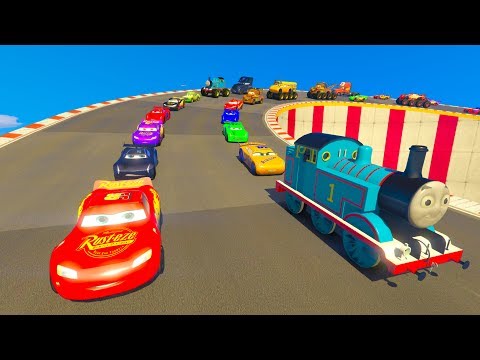 Cars 3 Colors Jackson Storm McQueen Disney Cars 3 Dinoco Cruz Ramirez Thomas Train Spiderman