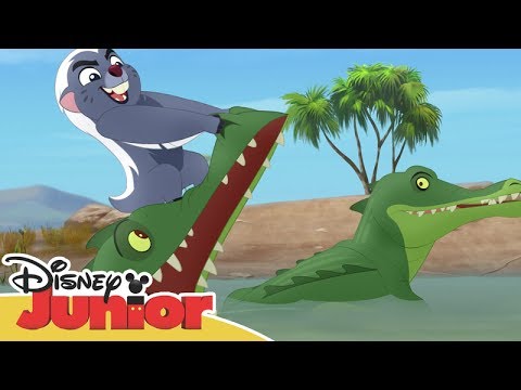 La Guardia del León: Cocodrilos | Disney Junior Canal Oficial