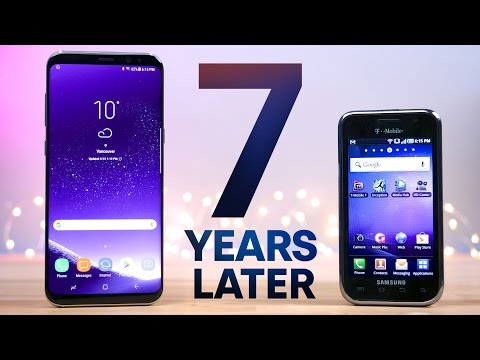 Samsung Galaxy S8 vs First Galaxy S! 7 Year Comparison