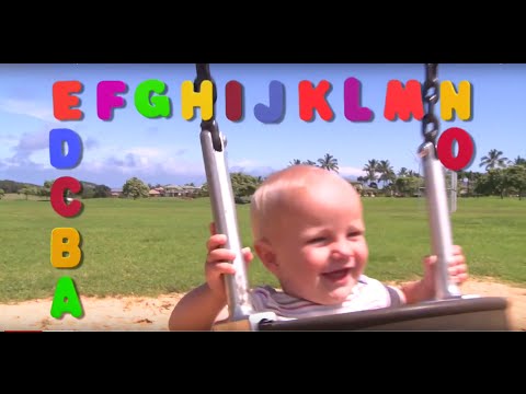 Learn English letters! abcdefg plus Alphabet song! Real Kids!