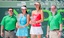 Agnieszka Radwanska (POL) and Maria Sharapova (RUS) during the trophy presentation after Radwanska won 7-5, 6-4 for the Women's Final on Day 13 of the Sony Ericsson Open at Crandon Park Tennis Center on March 31, 2012 in Key Biscayne, Florida - USA.