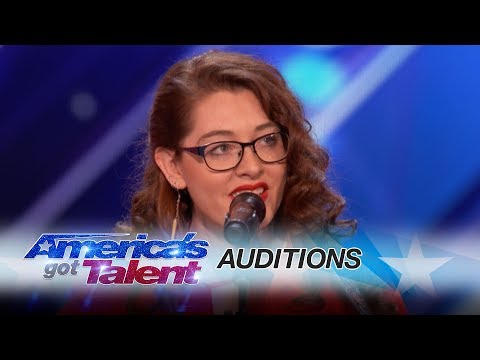 Mandy Harvey: Deaf Singer Earns Simon's Golden Buzzer With Original Song - America's Got Talent 2017