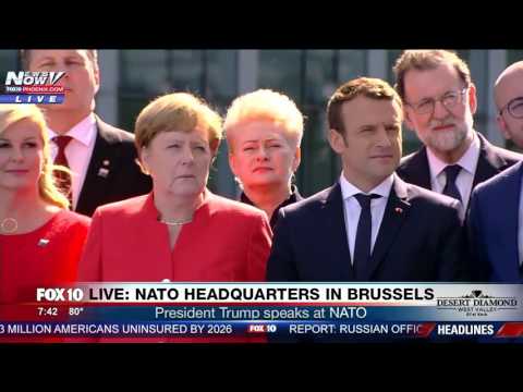 WATCH: President Trump BLASTS Leaders @ NATO, Tells Them They Need to Pay Their Share (FULL SPEECH)