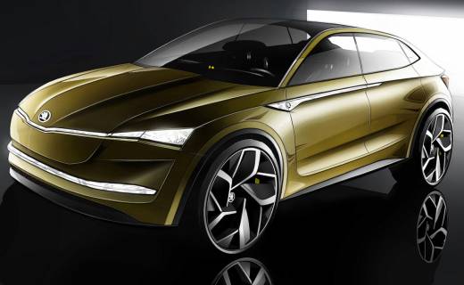 Skoda Pencils-In Electric Future - Inside And Out