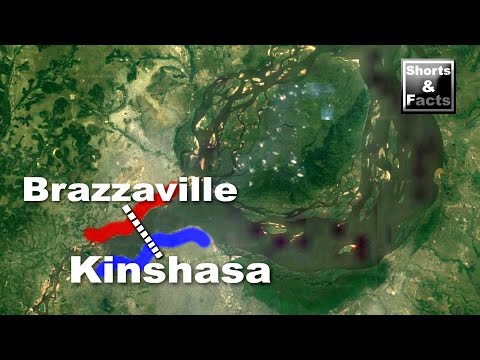 Why are Kinshasa & Brazzaville so close together? (Shorts & Facts) #9