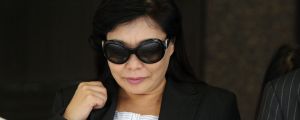 Helen Liu leaving the Sydney Supreme Court . She is sueing the Melbourne Age Newspaper in a defamation case. Wednesday 9 ...