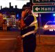 Police at the scene of the terror siege in Brighton on June 5.