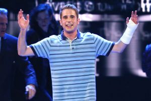 Ben Platt and the cast of Dear Evan Hansen perform at the Tony Awards.