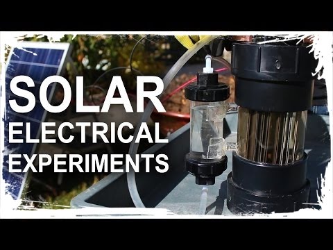 Solar Electrical Experiments