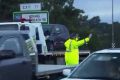Heavy delays remained on the M1 on Monday evening after a crash at Nerang.