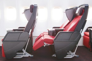 Japan Airlines premium economy.