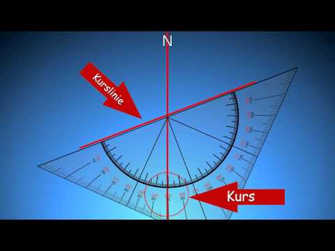 SBF Navigation Basics #1:  Kurse ablesen und einzeichnen