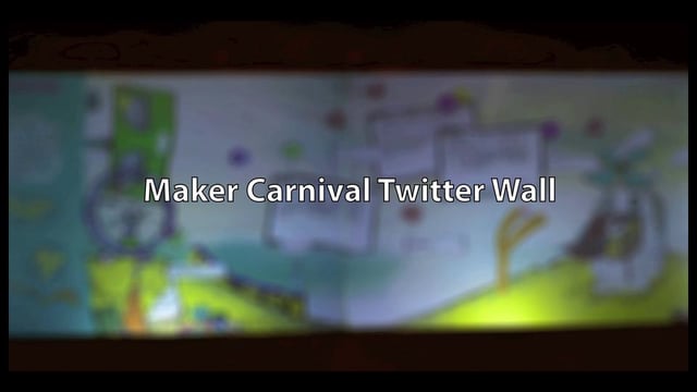 Maker Carnival 2012 Weibo/Twitter Wall