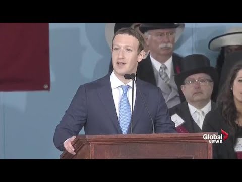 Facebook CEO Mark Zuckerberg delivers Harvard commencement full speech