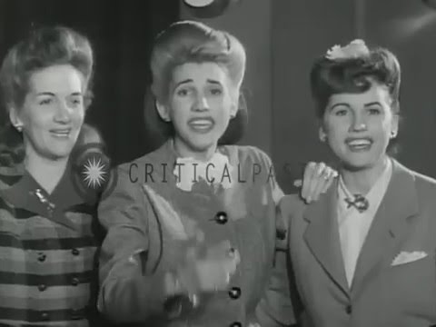 Andrew Sisters - Boogie Woogie Bugle Boy (V-Disc 1941)