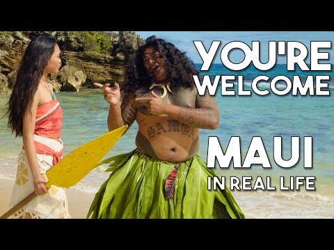 Maui's Your Welcome from Disney's Moana/Vaiana | Official WWL "In Real Life" music video