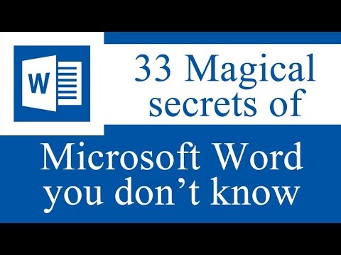 33 Magical secrets, tips and tricks of Microsoft Word you don’t know