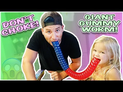 WHO CHOKES ON THE GIANT GUMMY WORM?! CAN WE WAKE HER UP!