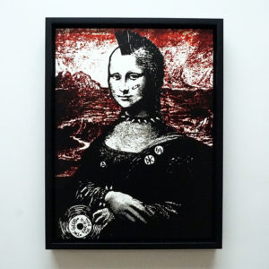 Mona-Mowhawk winston smith wood print