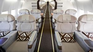 Fiij Airways business class has just eight seats.