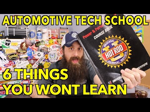 6 Things You Will Not Learn In Automotive Tech School