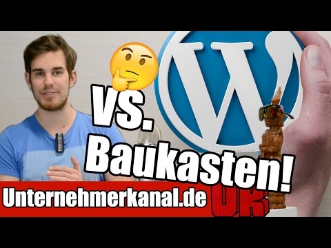 Webseite erstellen - Wordpress oder Homepage Baukasten? Vor und Nachteile auf Deutsch (Tutorial)