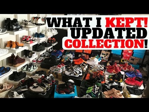 WHAT SNEAKERS I KEPT AFTER SELLING MY SNEAKER COLLECTION!!