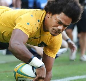 Outstanding: Henry Speight scored two tries in the win over Fiji.