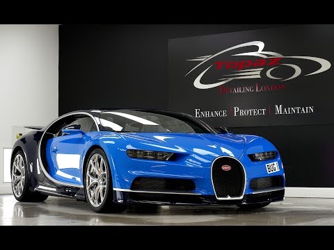 Bugatti Chiron Detailing & Full PPF Installation Topaz Detailing London