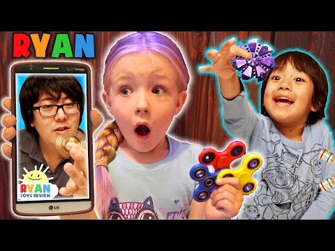 Prank Calling Ryan's Toy Review OMG He Actually Answered & FIDGET SPINNER GIVEAWAY - Ryan ToysReview