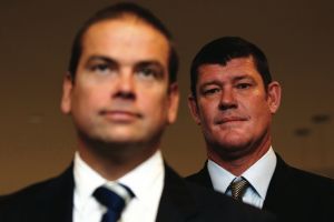 Lachlan Murdoch could be caught by the two-out-of-three media rules, and James Packer has no interest in the media.