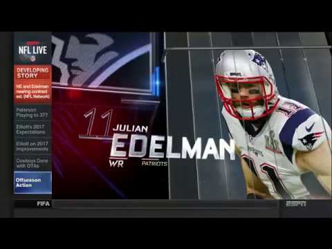 Julian Edelman Close To Contract Extension With Patriots | NFL Live