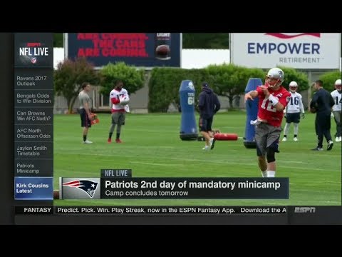 Patriots 2nd Day Of Mandatory Minicamp | NFL Live | June 7, 2017